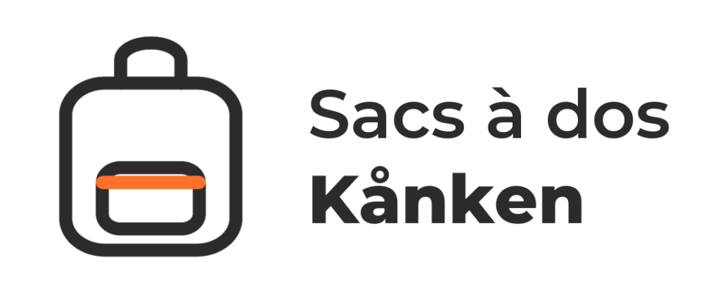 Logo sacfjallraven.com – sac à dos Kånken avec fermeture éclair orange